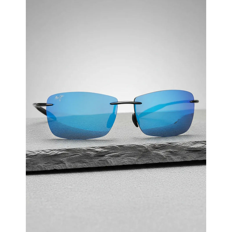 Maui Jim Lighthouse Extremadamente Ligeros Comodos B423-02 Único Negro Azul