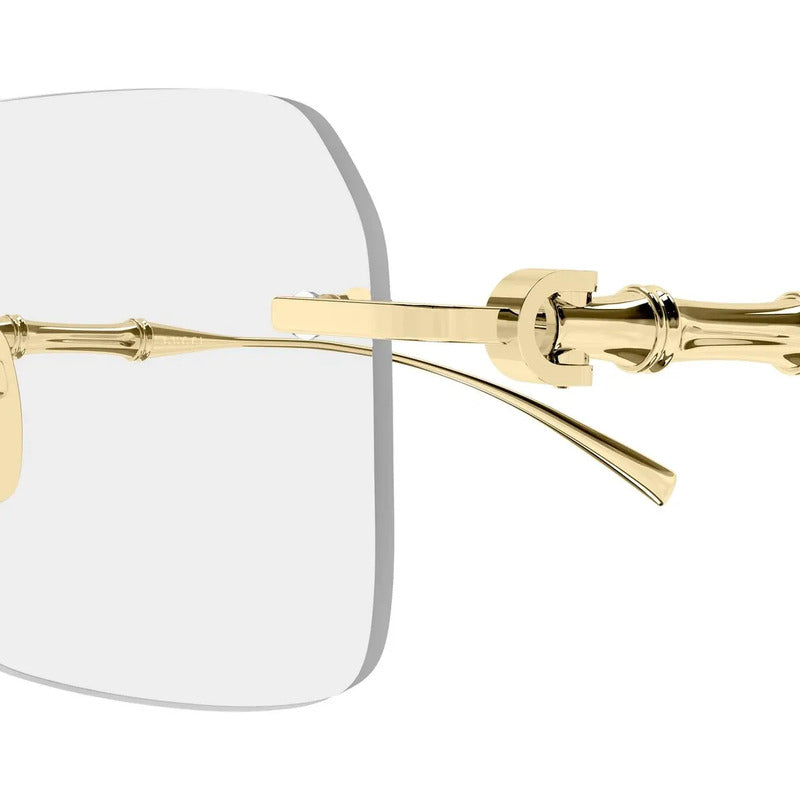 Armazon Lentes Gucci Hombre Dorado Lujo Exclusivo Gg2154 002 Dorado