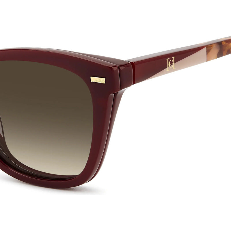 Armazón Clip Polarizado Carolina Herrera Her 0334/c, Lhf17 Tinto