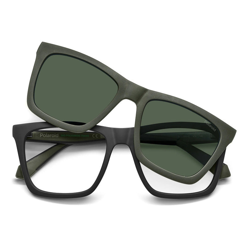 Lentes Graduables Con Clip Polarizado De Hombre Pldd591 3ol Negro