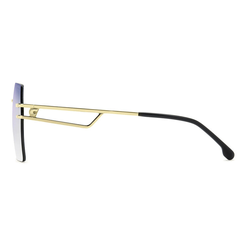 Gafas Carrera Dama Blue Block Montura Al Aire Nuevo Mod 3102 Único Dorado Azul Claro