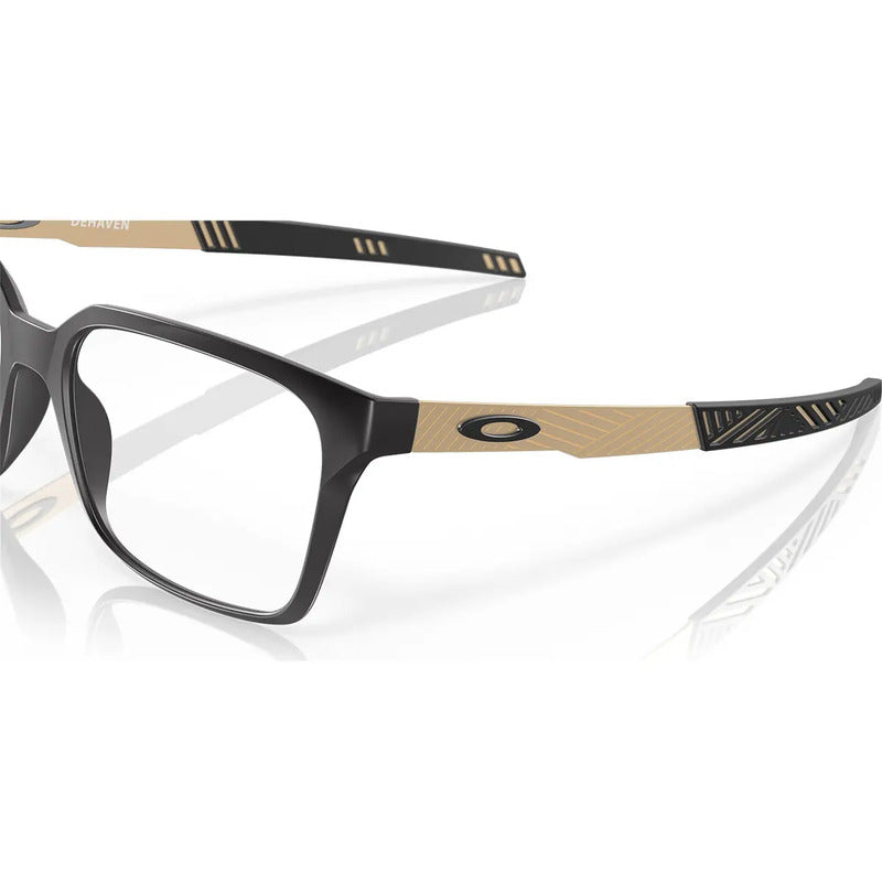 Armazón Oftálmico Oakley Ox8054 Rectangular Para Hombre En Negro Lentes De Sol