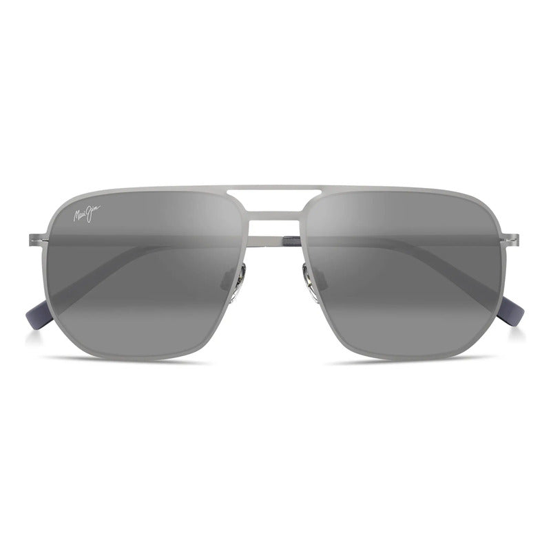 Gafas Maui Jim Acero Inoxidable Modelo Ultraligero 605-17 Único Negro Gris