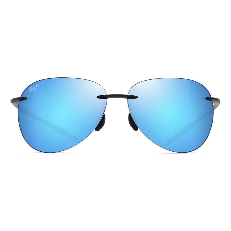 Maui Jim Sugar Beach Extremadamente Comodos Ligeros B421-02 Único Negro Azul