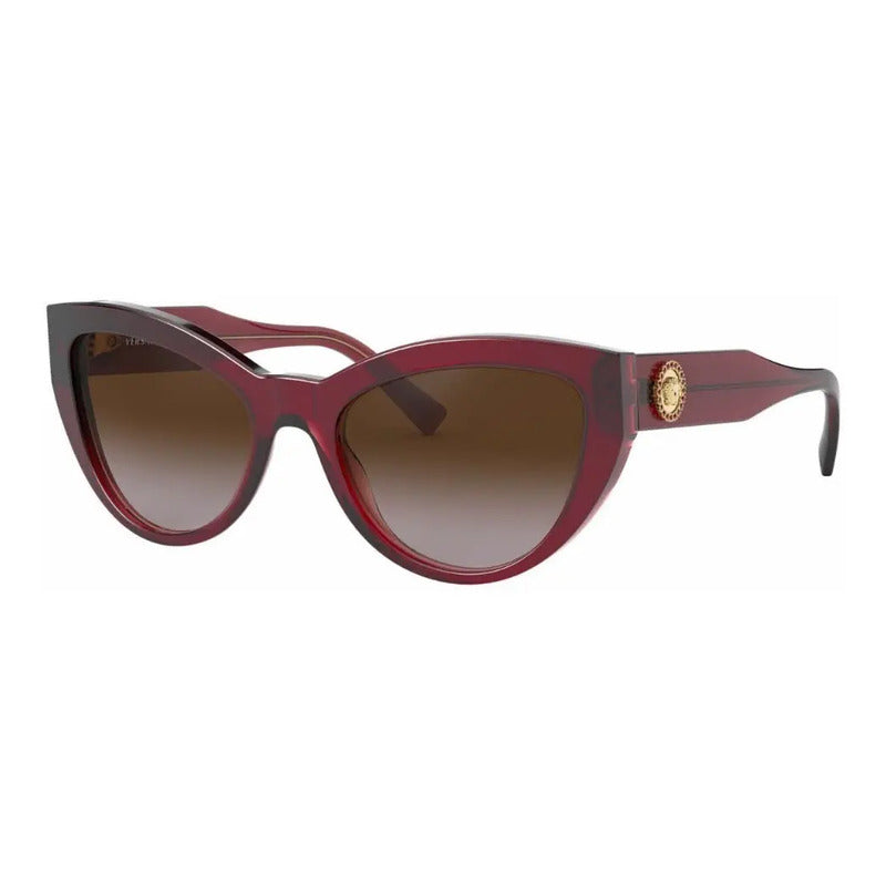 Lentes De Sol Versace 100% Originales Y Nuevos Ve4381b 38813 Único Café Tinto