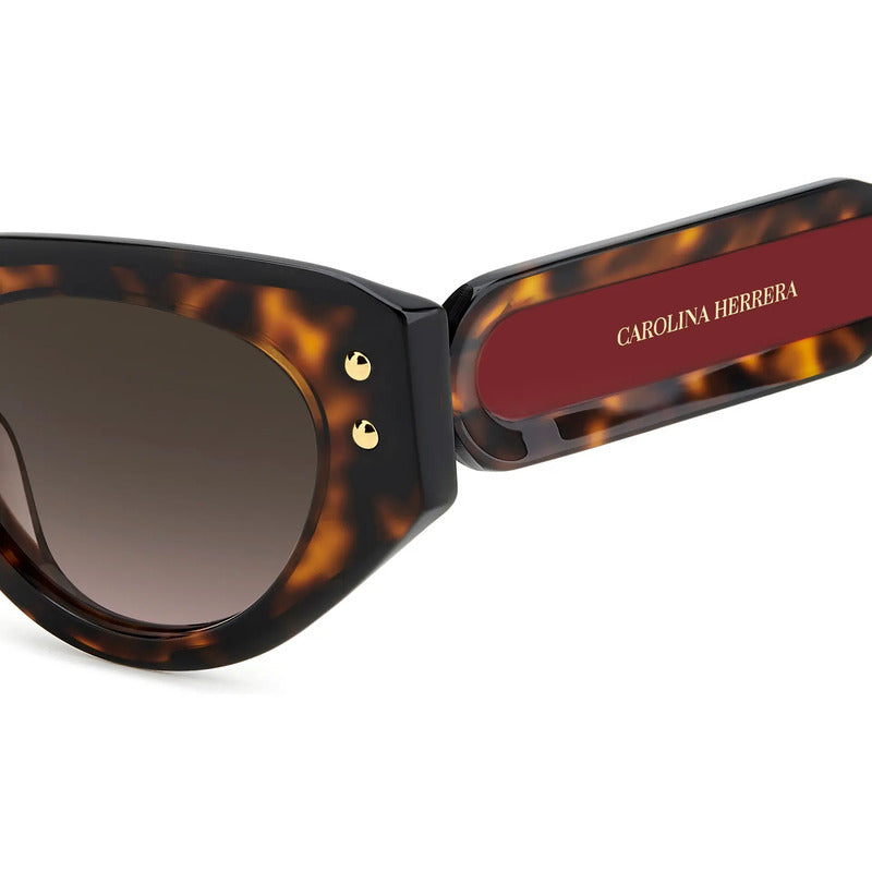 Gafas Solares Carolina Herrera Modelo Nuevo 0221/g/s, O63ha 207103o6350ha Café Tinto