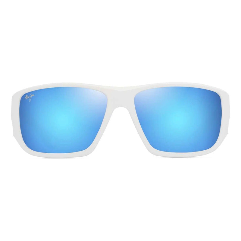 Lentes Maui Jim Para Pesca Keha Cristal Envolventes B663-05 Único Blanco Azul