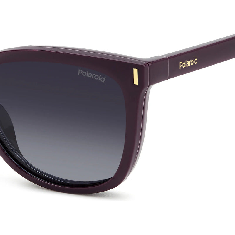 Lentes Dos En Uno Con Clip Polarizado De Mujer Pld6229 B3vwj Tinto