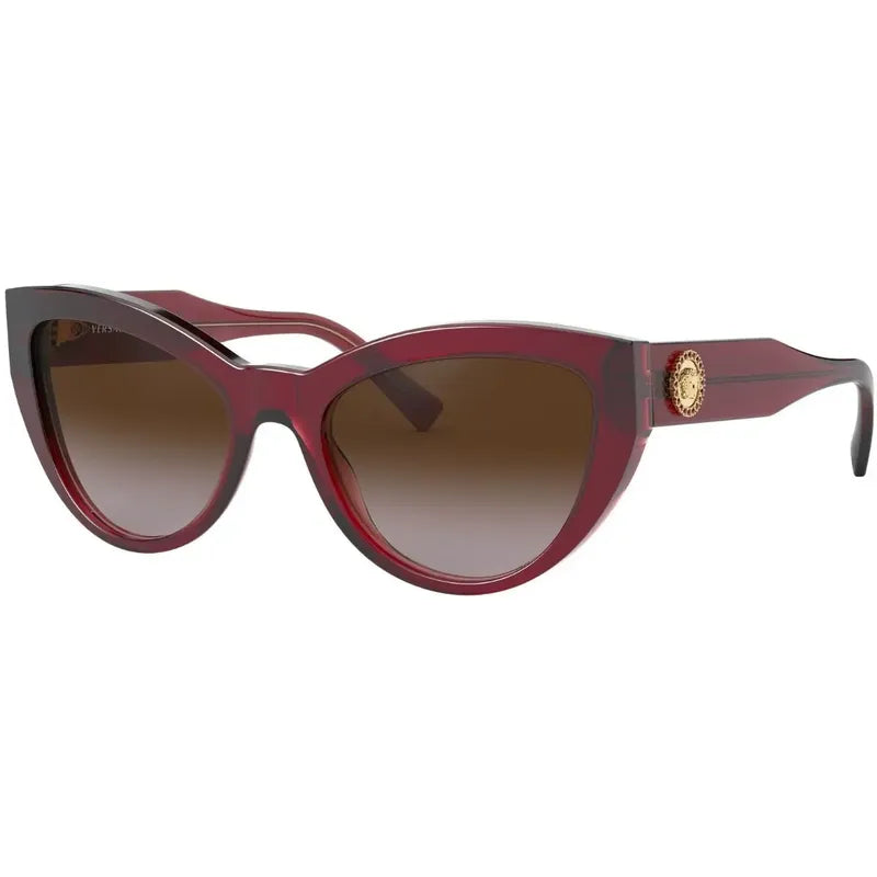 Lentes De Sol Versace 100% Originales Y Nuevos Ve4381b 38813 Único Café Tinto
