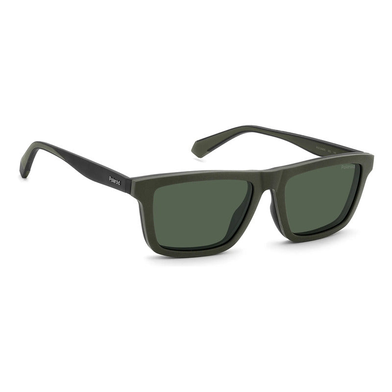 Lentes Oftálmicos Con Clip Polarizado Polaroid Pldd590 3ol16 Negro