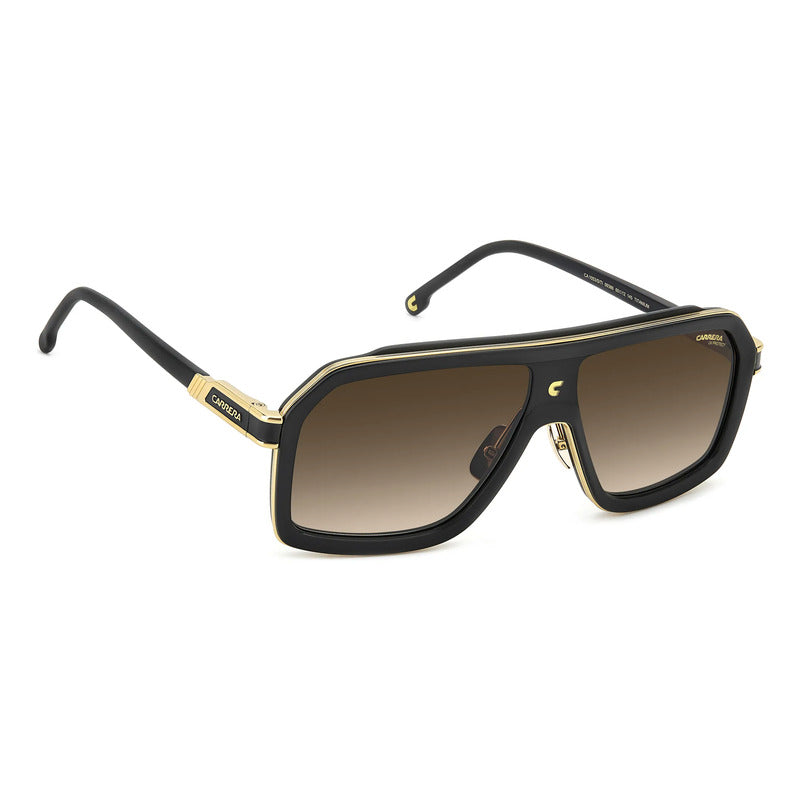Gafas Carrera De Titanio Ultraligero Barra Icónica 1053sti Único Negro Café Dorado