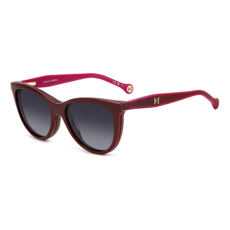 Armazón Clip Carolina Herrera Polarizado Lujo Armazon 0259 Tinto