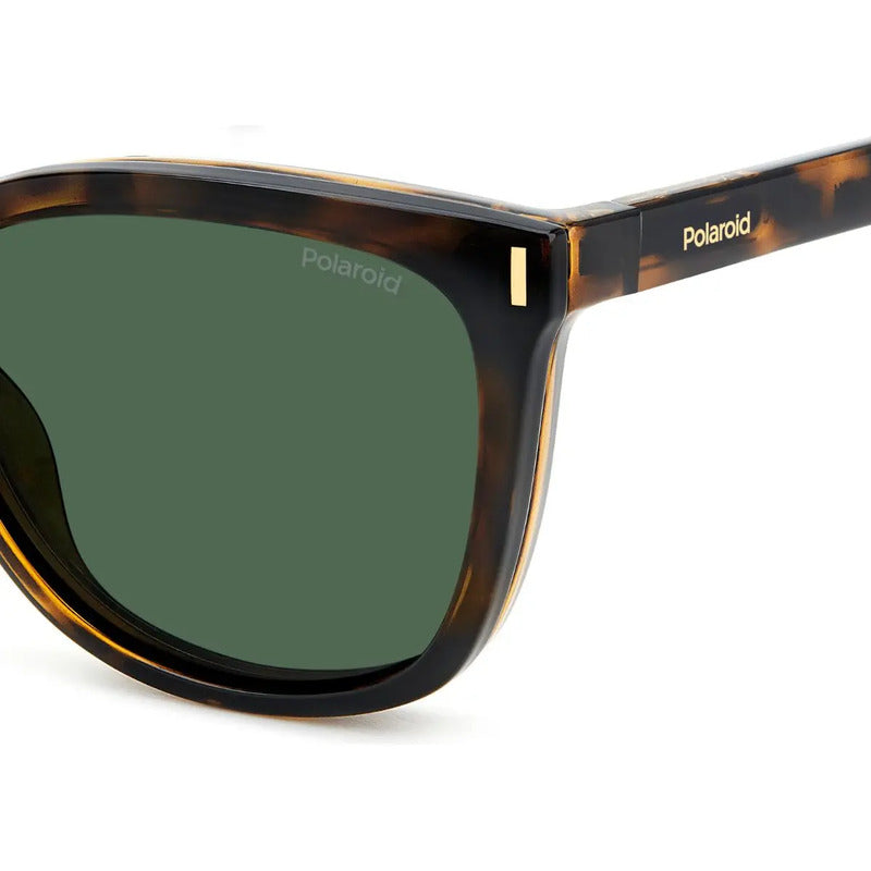 Armazon Polaroid Clip On Modelo Pld 6229/cs Lentes De Sol Habana