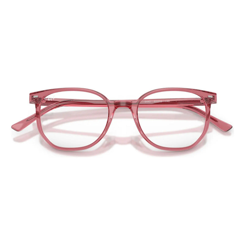 Armazón Ray-ban Para Damas Traslucidos Nuevos Rbrx5397, 8440 Rosa