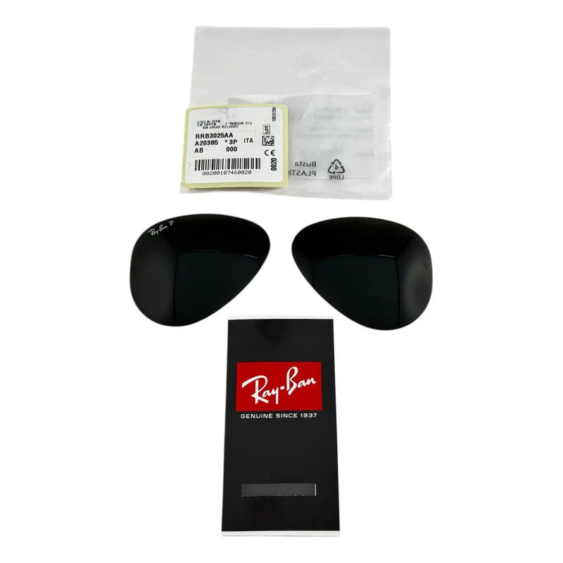 Micas Rayban Aviador Gota Chica Polarizados Rb302530 0015855 Verde Oscuro