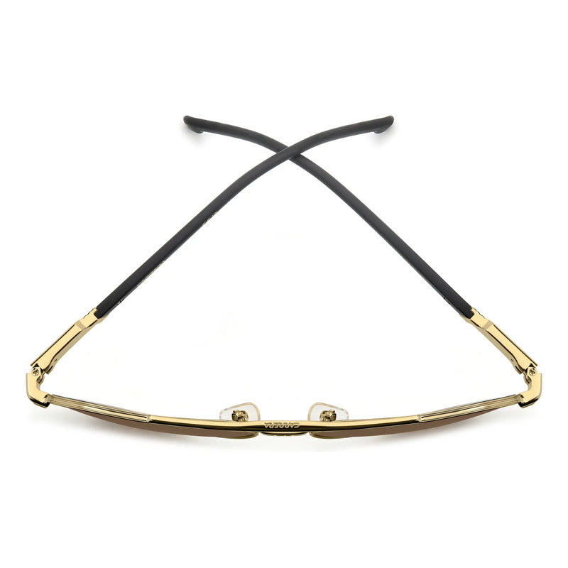 Lentes Carrera Piloto Espejeados Polarizados 1067/s, I46yl Único Dorado Negro