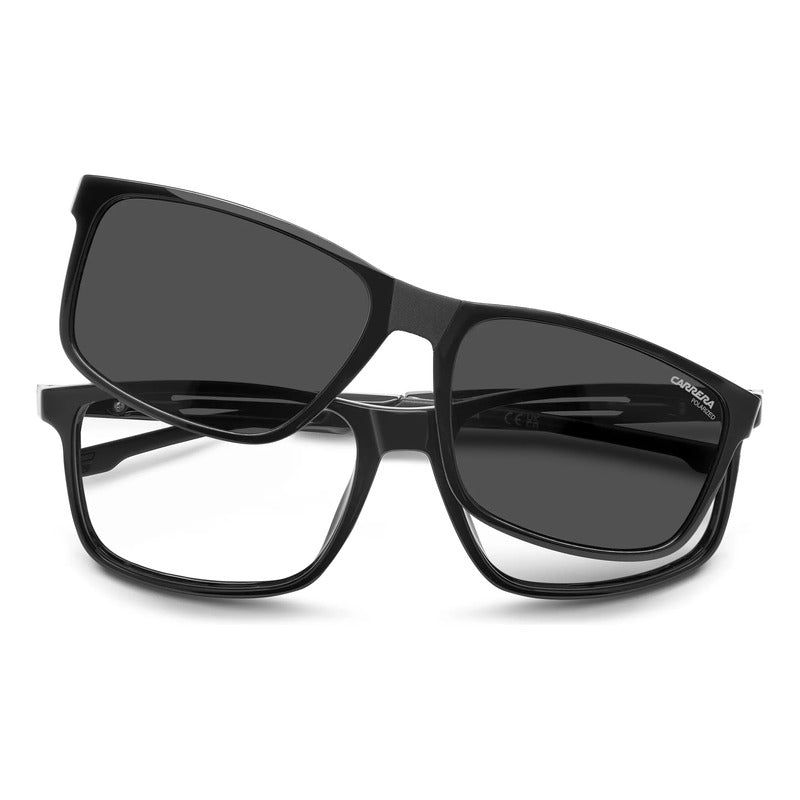 Armazón Carrera Clip Polarizado Varillas Flexibles 8933c Negro