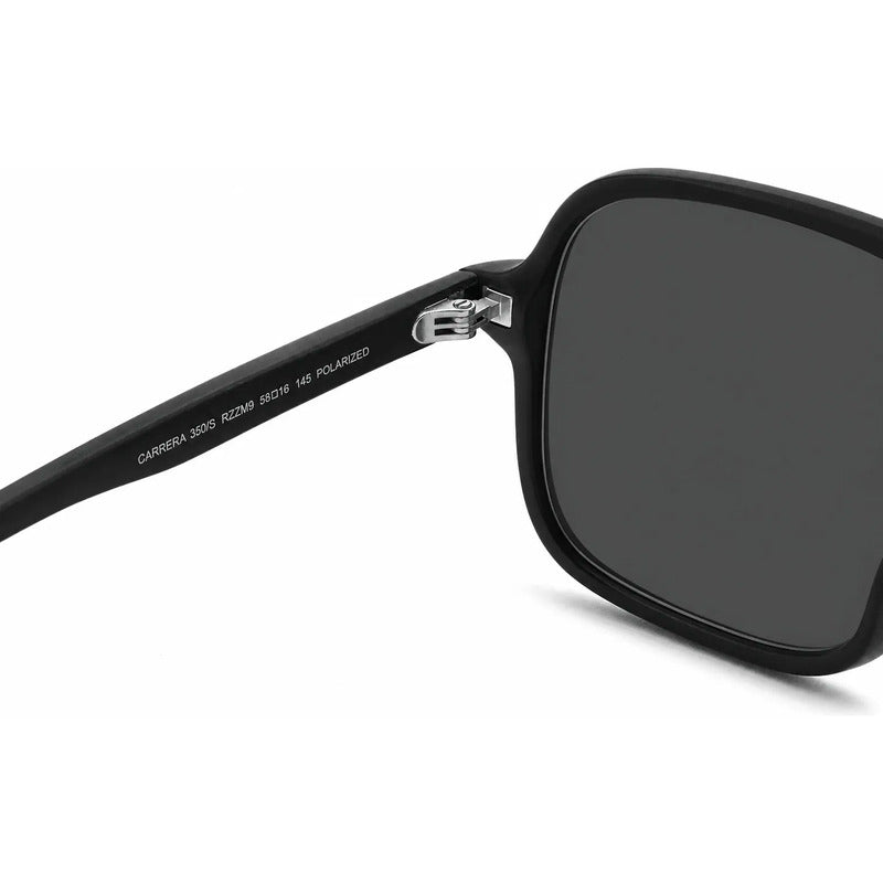 Gafas Carrera Piloto Polarizado Doble Puente 350s Rzzm9 Único Negro