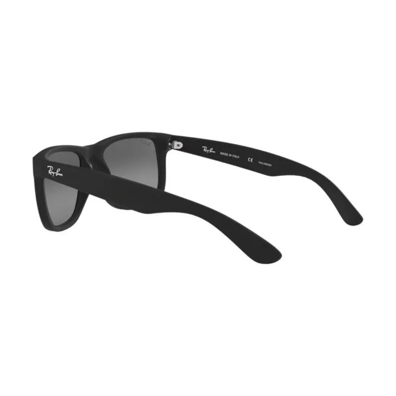Lentes Justin Ray Ban Polarizados Originales Rb4165, 622/t3 Único Grey Matte Black