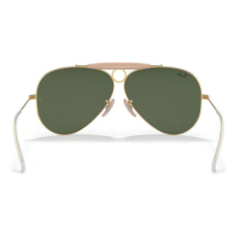 Gafas De Sol Ray-ban Shooter Rb3138 Piloto Con Lentes Verdes G-15 De 58  Lentes De Sol Verde G-15 Verde