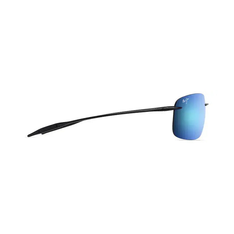 Maui Jim Breakwall Gafas Solares Polarizadas Y Con Potenc Color Azul Lente Azul Varilla Azul Armazón Negro Diseño Espejo