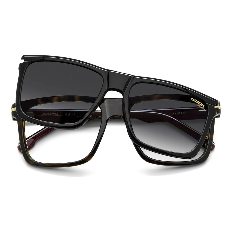 Armazon Carrera Clip Magnetico Polarizado Plegable 387c Café