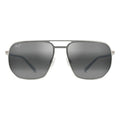 Gafas De Sol Maui Jim Rectangulares Lente Polarizada Negro Modelo 605