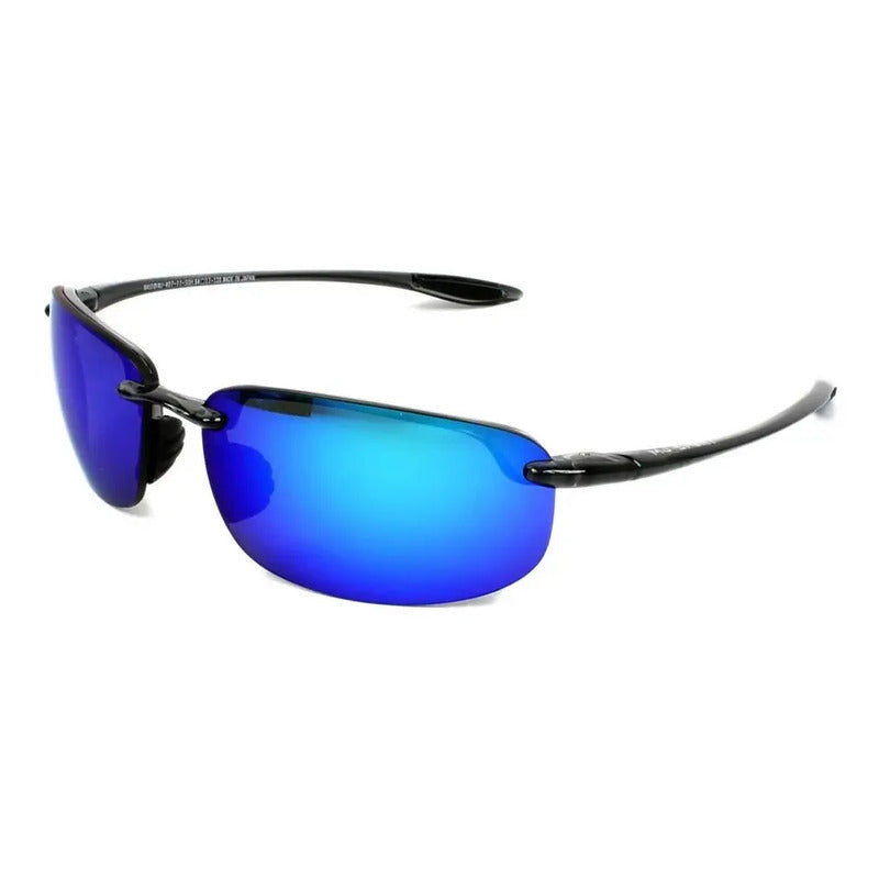 Lentes De Sol Maui Jim 100% Originales Polarizados B407-11 Único Azul Gris