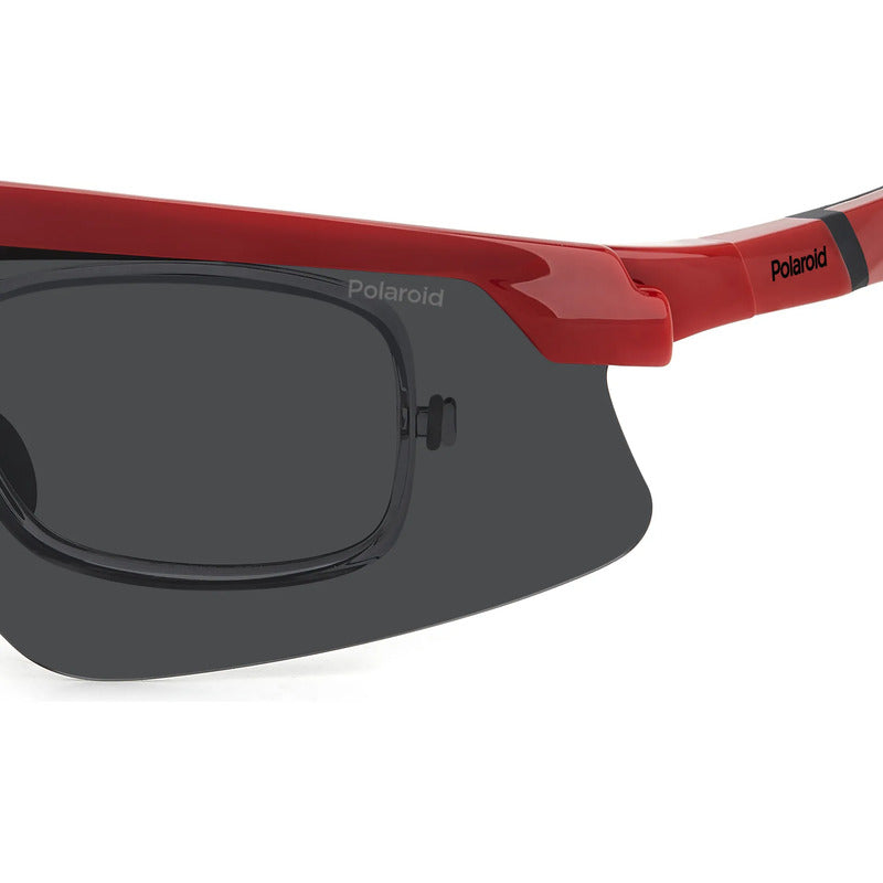 Armazón Para Hacer Ejercicio Envolvente Polarizados 7056 C9a Rojo
